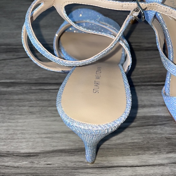 Stuart weitzman periwinkle sandal heels 7 NWT - Picture 4 of 8